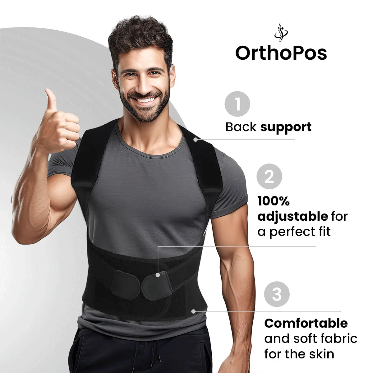Posture Corrector – Instantly Improve Your Posture! (Buy 1, Get 1 Free)
